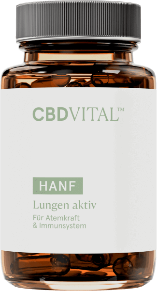 MHD 03.2024 CBD-Vital Hanf Lungen aktiv (60 Kapseln)