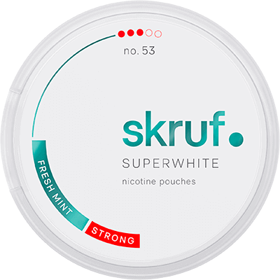 Skruf Superwhite no.53 Fresh Mint Strong ●●●○○ *SWE VE10