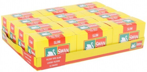 Swan Slim Filter-Tips 12 Pkg./165 Stk.