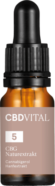 CBD-Vital CBG-Öl Naturextrakt PREMIUM 5 % (10 ml)
