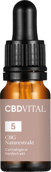 MHD 30.06.2023 CBD-Vital CBG-Öl Naturextrakt PREMIUM 5 % (10 ml)