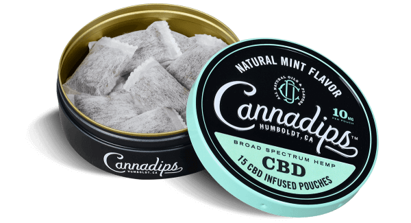 CANNADIPS Pouches Natural Mint