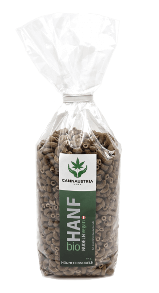 CannAustria Bio Hanf Hörnchennudeln 400g