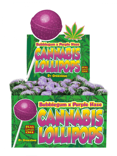 DG Cannabis Lollipops „Purple Haze“
