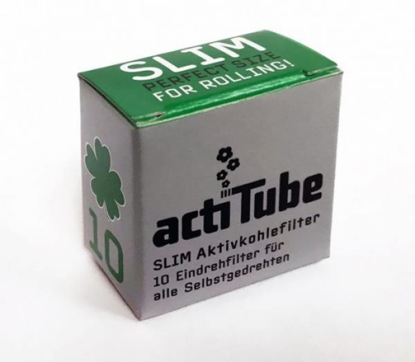 Actitube Aktivkohlefilter Slim – 7mm (10 Stk.)