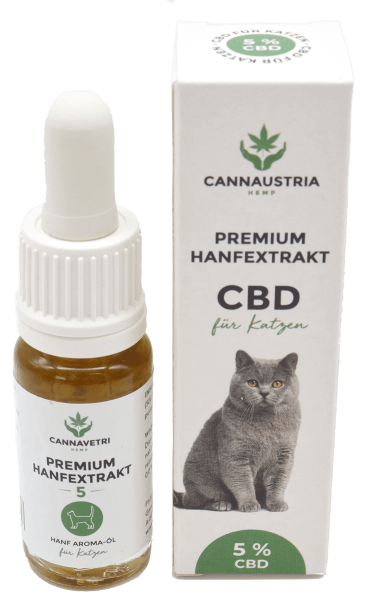 CannAustria Premium Hanfextrakt für Katzen 5 %