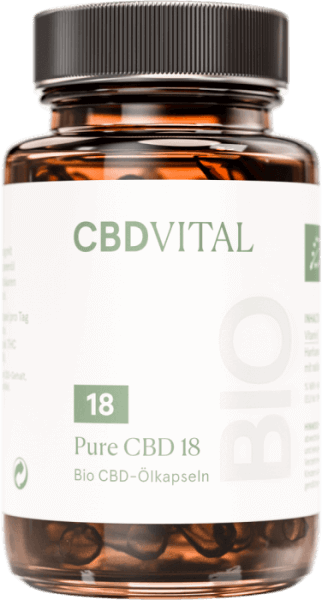 CBD-Vital PURE CBD-KAPSELN 18 % (60 Kapseln)