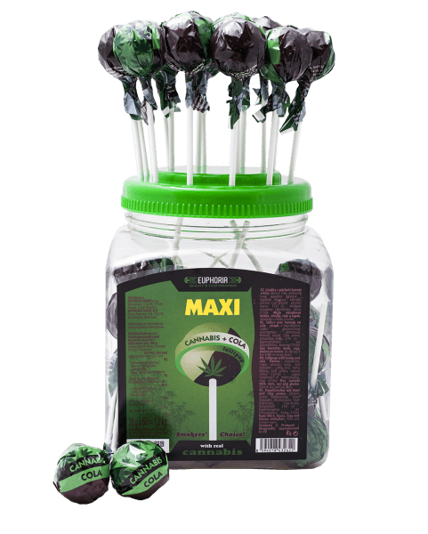 Cannabis Cola Maxi Lollipops 25g