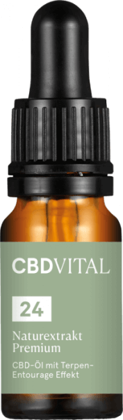 CBD-Vital CBD-Öl Naturextrakt PREMIUM 24 % (10 ml)
