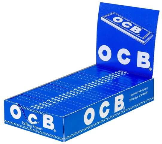 OCB blau einfach - 25 Stk. à 50 Blatt