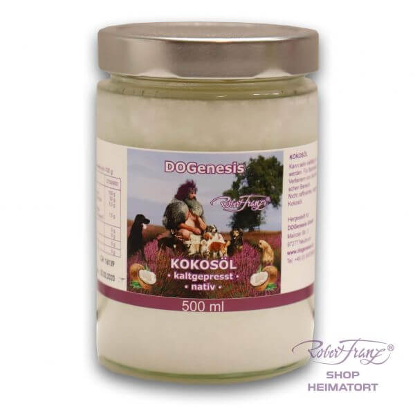 Kokosöl-kaltgepresst-nativ 500 ml (Robert Franz)
