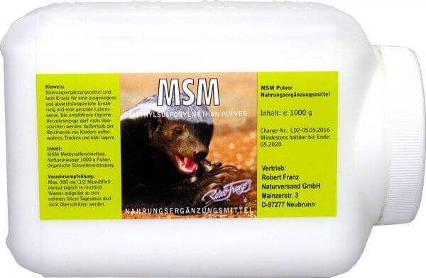 MSM Pulver - 1000g (Robert Franz)