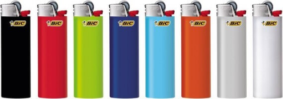 Bic Feuerzeug Mini Stein färbig