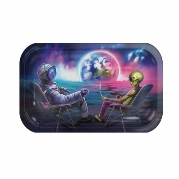 V-SYNDICATE METALL ROLLING TRAY - BLUNT ORBIT