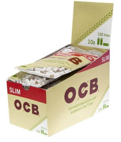 OCB Organic Hemp Slim FILTER - 10 Stk. à 120 Filter