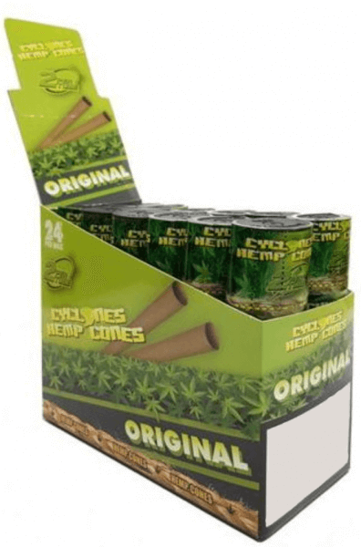 CYCLONE Hemp Cones ORIGINAL CANNABIS (2 Stk.)