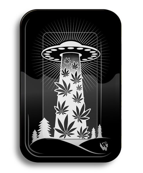420 ALIENS Metall Rolling Tray - Small