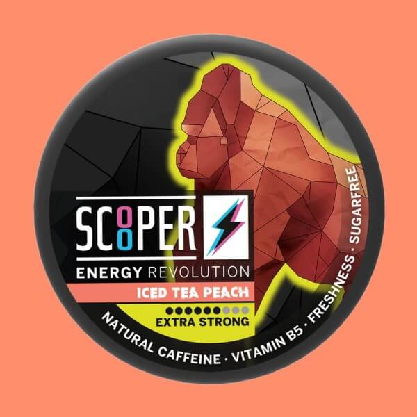 SCOOPER Energy Iced Tea Peach Extra Strong ●●●●●●