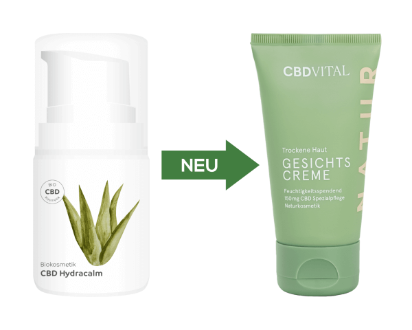 CBD-Vital CBD Gesichtscreme Trockene Haut (in der Tube)