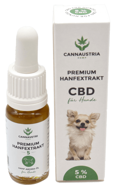 CannAustria Premium Hanfextrakt für Hunde 5 %