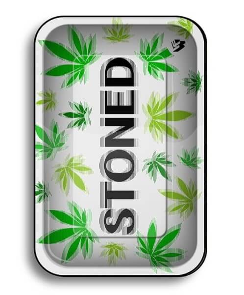 STONED BLUR Metall Rolling Tray - Small
