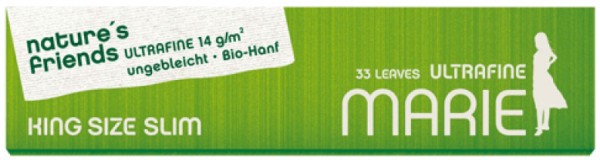 MARIE King Size Slim Papers Nature's Friends