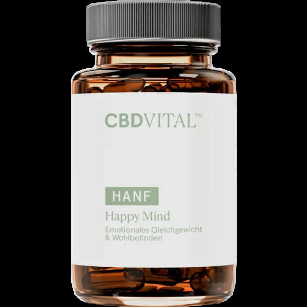 CBD-Vital Hanf Happy Mind (60 Kapseln)