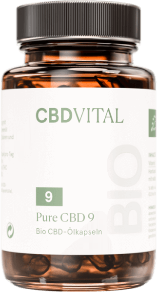 MHD 09.2023 CBD-Vital PURE CBD-KAPSELN 9 % (60 Kapseln)