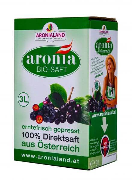 Bio Aronia Direktsaft - 3 Liter Box