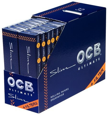 OCB Ultimate Slim + TIPS - 32 Stk. à 32 Blatt