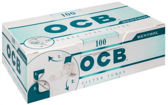 OCB Menthol Hülse 100