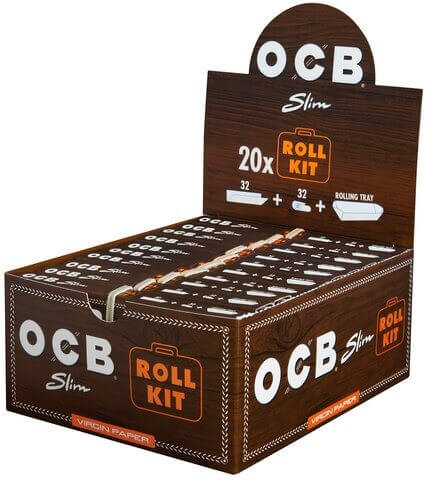 OCB Unbleached Roll Kit Virgin Paper 20/32